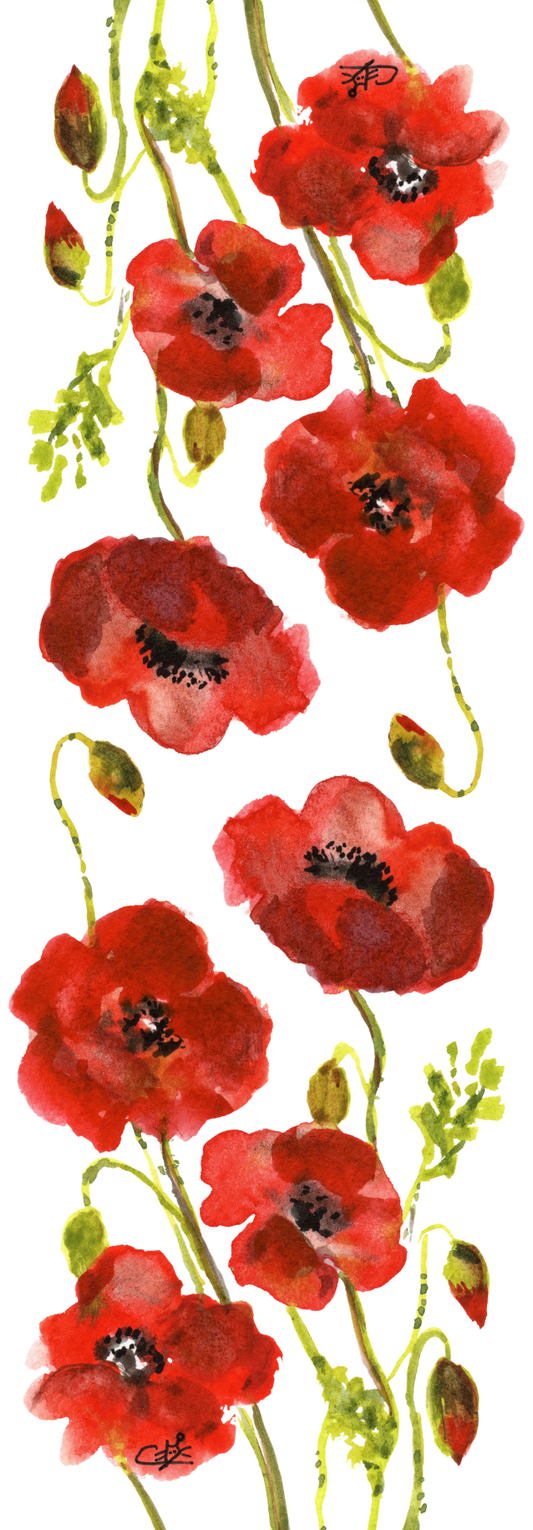Marque-page "Coquelicots"