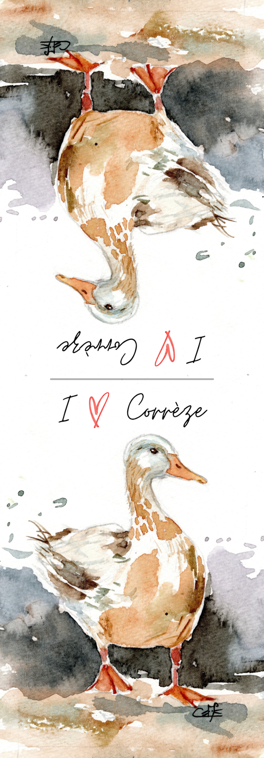 Marque-page "L'oie"